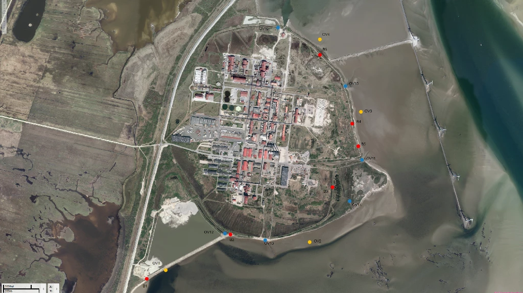 Oversigtsfoto over Rønland. Illustration: Geodatastyrelsen og Rambøll
